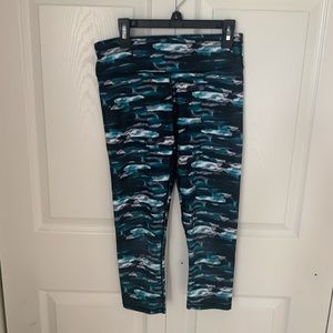 Fabletics blue and black leggings